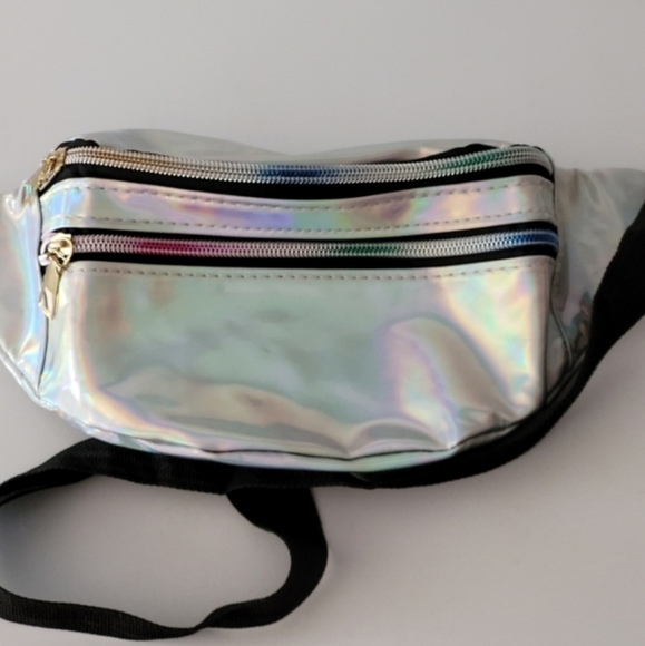 Handbags - New Women's Holographic Fanny Pack. This includes a holographic fanny pack, perf